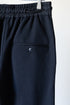 【ETHOSENS】"Super140's wool pin tuck sweatpants"