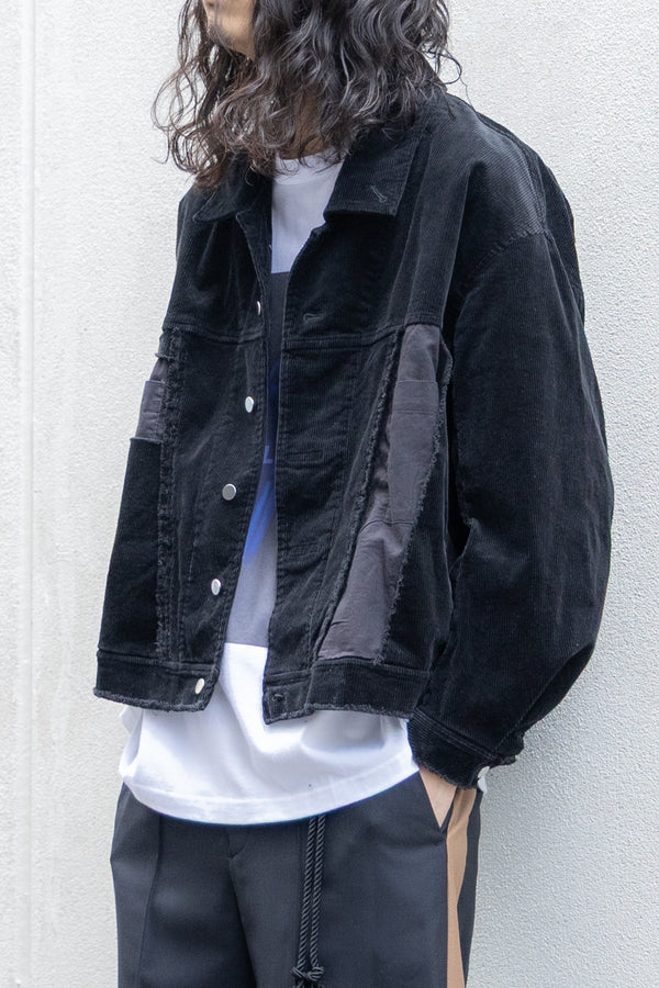 【Licht Bestreben】"顔良染コーデュロイ再構築カーペンタージャケット"