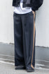 【ETHOSENS】"Super120's wool Double Face Track Slacks"