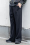 【ETHOSENS】"Super140's wool pin tuck sweatpants"
