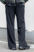 【ETHOSENS】"Super140's wool pin tuck sweatpants"