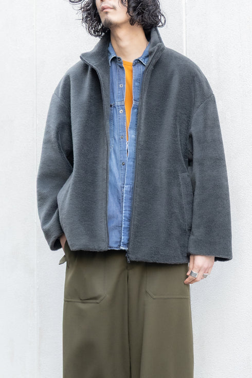 【Blanc YM】"Wool Boa Coat"