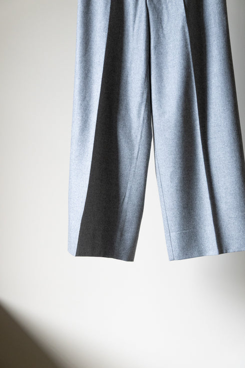 【SHEIK YERBOUTI】"SUPER120'S WOOL FRANNEL EASY TROUSERS"
