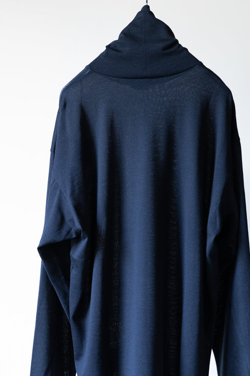 【SHEIK YERBOUTI】"MERINO WOOL HIGH NECK L/S T-SHIRT"