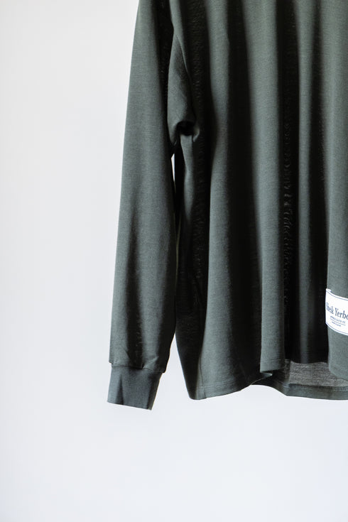 【SHEIK YERBOUTI】"MERINO WOOL HIGH NECK L/S T-SHIRT"