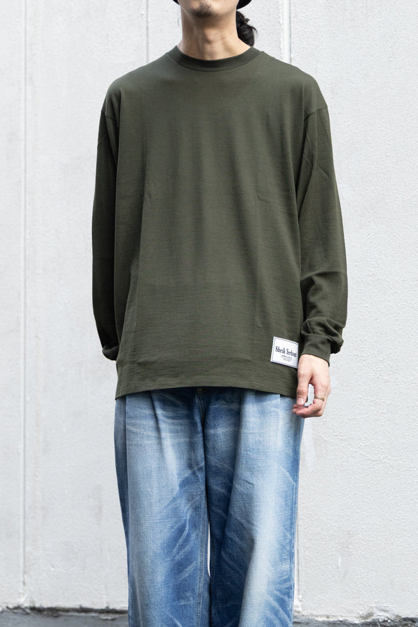 【SHEIK YERBOUTI】"MERINO WOOL L/S T-SHIRT"