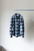 【nuterm】"Check Flannel Military Sleeve Shirts"