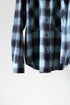 【nuterm】"Check Flannel Military Sleeve Shirts"