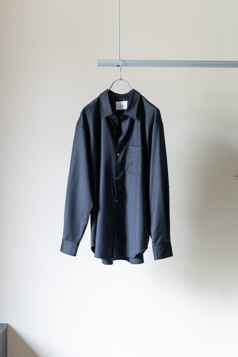 別注【nuterm】"Silk Wool "JD" Regular Collar Shirts"