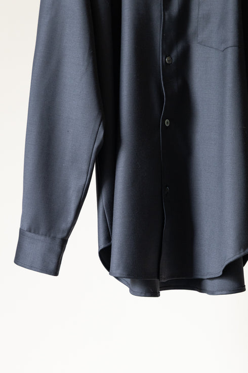 別注【nuterm】"Silk Wool "JD" Regular Collar Shirts"