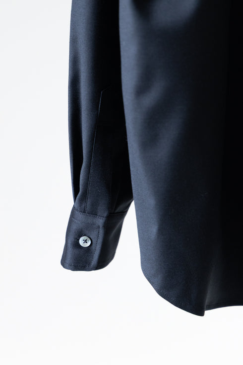 別注【nuterm】"Silk Wool "JD" Regular Collar Shirts"