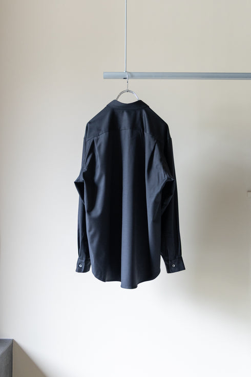 別注【nuterm】"Silk Wool "JD" Regular Collar Shirts"