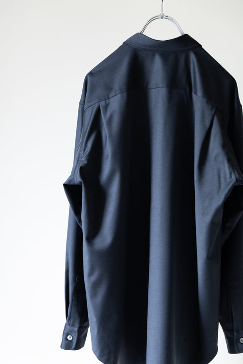 別注【nuterm】"Silk Wool "JD" Regular Collar Shirts"