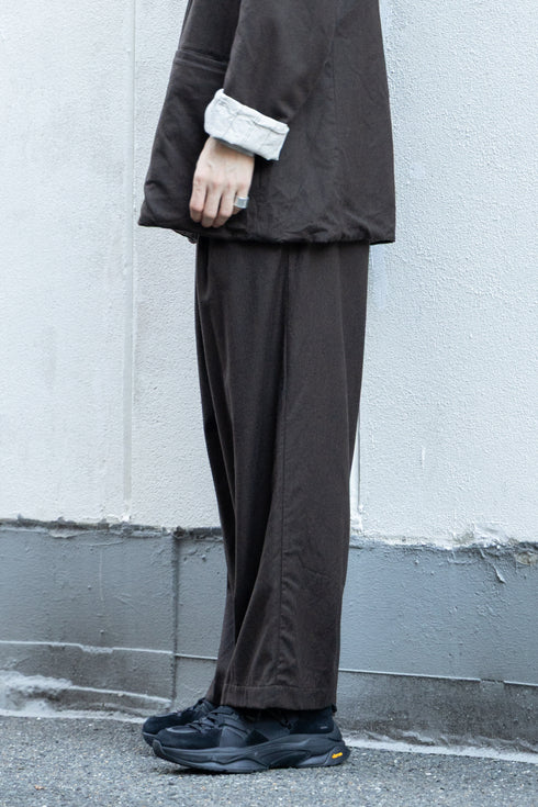 【YUTA MATSUOKA】"GENTLY CLOTH STRAIGHT PANTS"