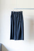 【ETHOSENS】"Super120's wool flannel squeeze slacks"