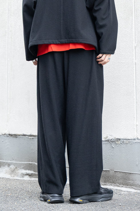 【Blanc YM】"CASHMERE WIDE PANTS"