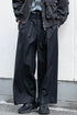 【ETHOSENS】"Super120's wool flannel squeeze slacks"