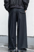 【ETHOSENS】"Super120's wool flannel squeeze slacks"