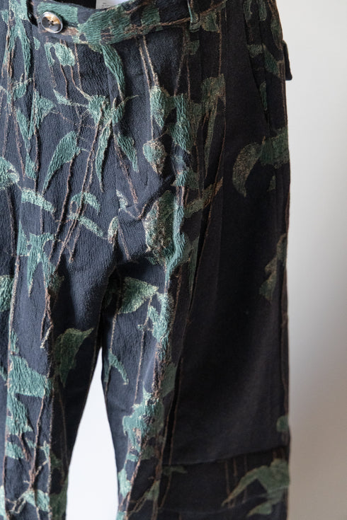 別注【Licht Bestreben】"蔦ジャガードシンフラップバギートラウザーズ"