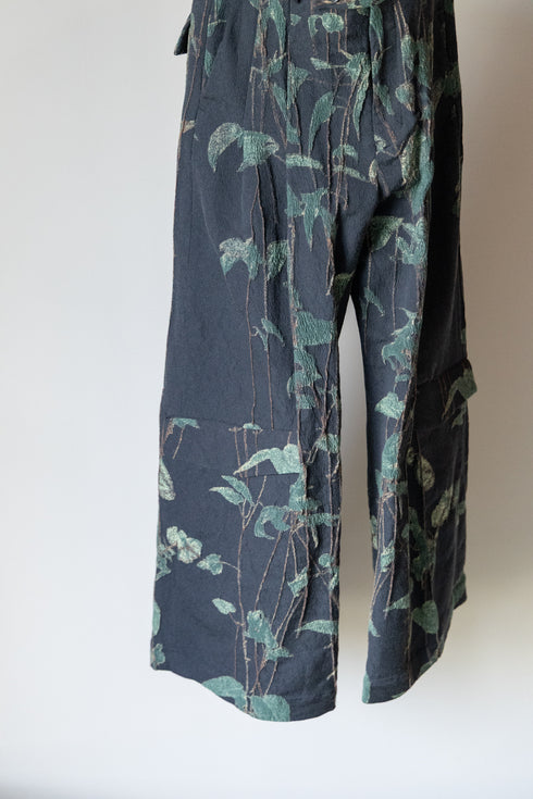 別注【Licht Bestreben】"蔦ジャガードシンフラップバギートラウザーズ"