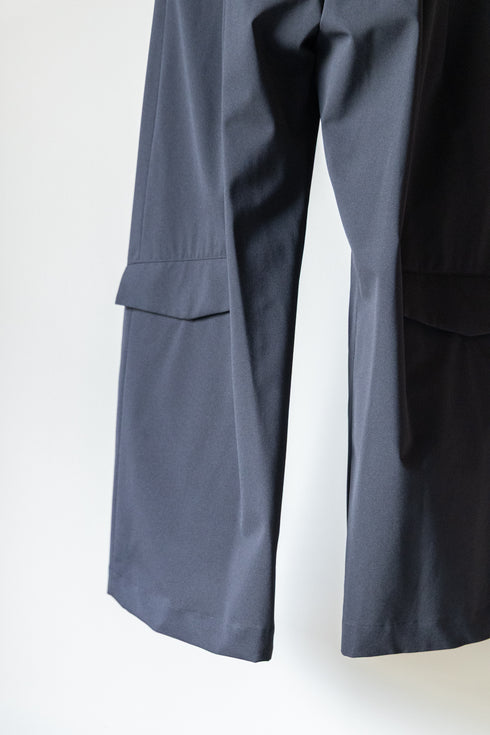 【Licht Bestreben】"3 LAYER SHIN FLAP BAGGY TROUSERS"