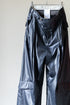 【Licht Bestreben】"FAKE-FAKE LEATHER Ⅱ SHIN FLAP BAGGY TROUSERS"