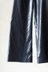 【Licht Bestreben】"FAKE-FAKE LEATHER Ⅱ SHIN FLAP BAGGY TROUSERS"