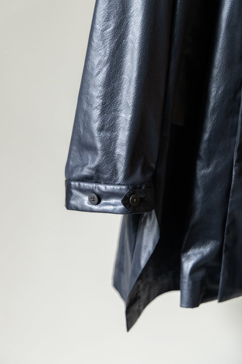 【Licht Bestreben】"FAKE-FAKE LEATHER Ⅱ BALMACAAN COAT"