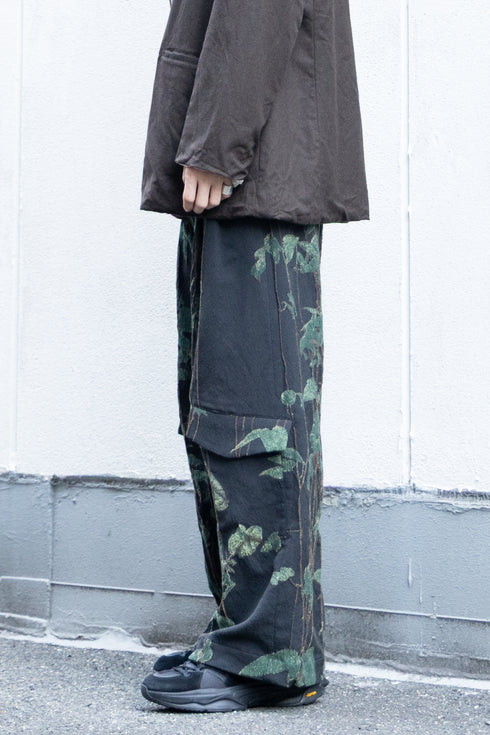 別注【Licht Bestreben】"蔦ジャガードシンフラップバギートラウザーズ"