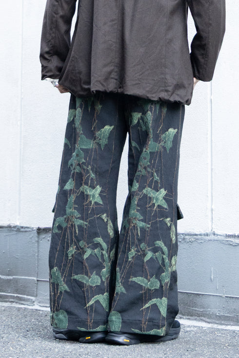 別注【Licht Bestreben】"蔦ジャガードシンフラップバギートラウザーズ"