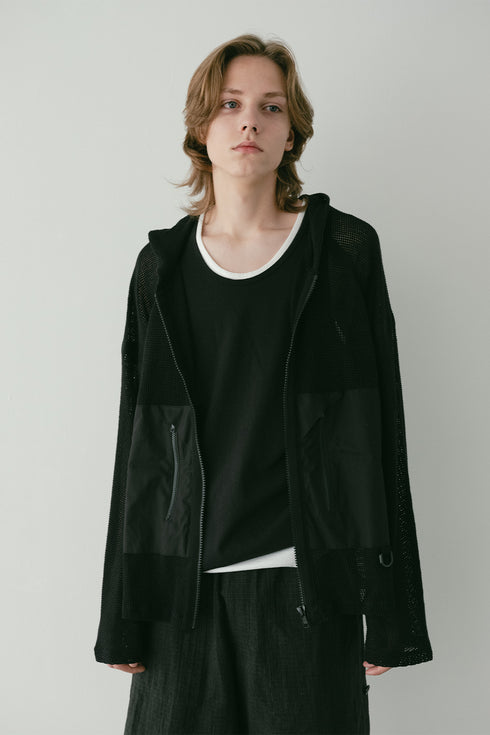 【nuterm】"メッシュビーチパーカー"