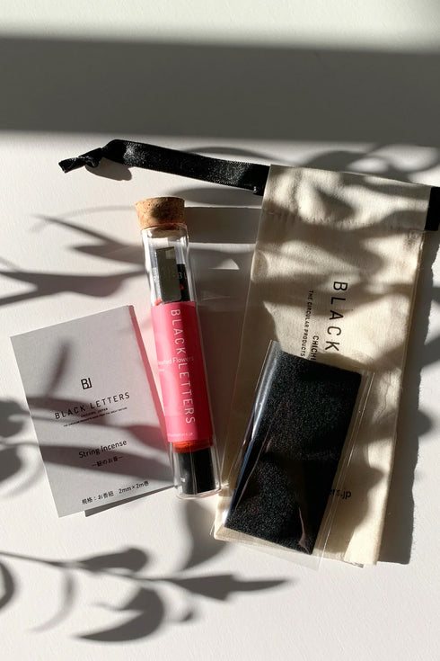 【BLACK LETTERS】"STRING INCENSE(Warm-hearted flower)"