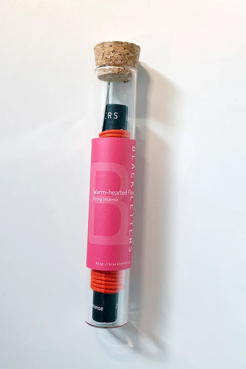 【BLACK LETTERS】"STRING INCENSE(Warm-hearted flower)"