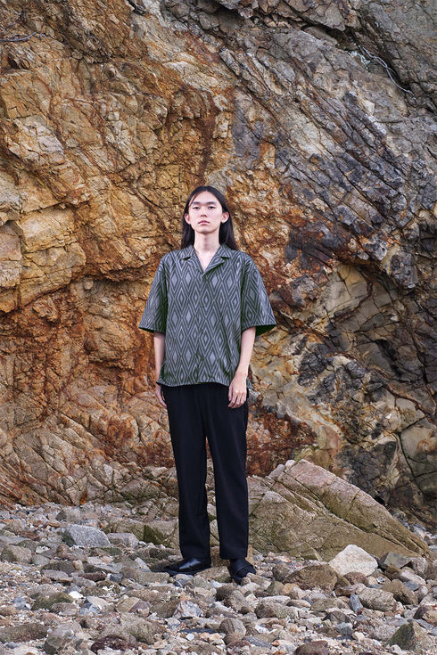 【CURLY&Co.】"TRIBAL ARGYLE SHIRT JACKET"