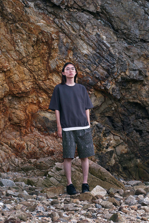 【CURLY&Co.】"TRIBAL ARGYLE SHORTS"