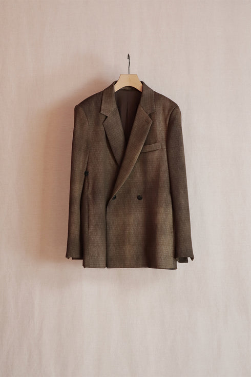 【ETHOSENS】"Uneven dye jacket"