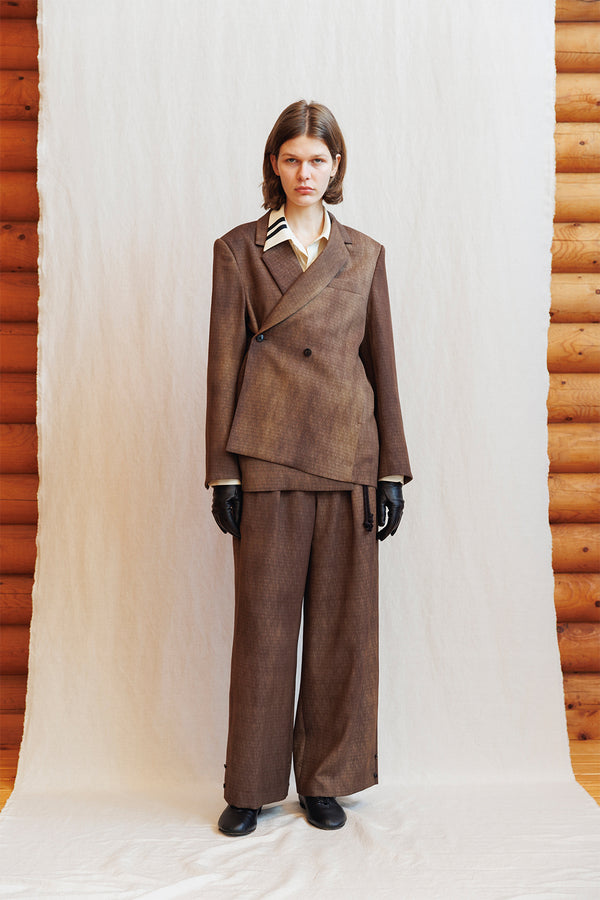【ETHOSENS】"Uneven dye jacket"