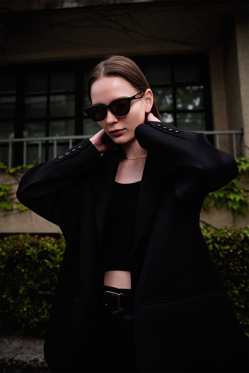 【GLITCH】"JAM CAT-EYE SUNGLASSES"