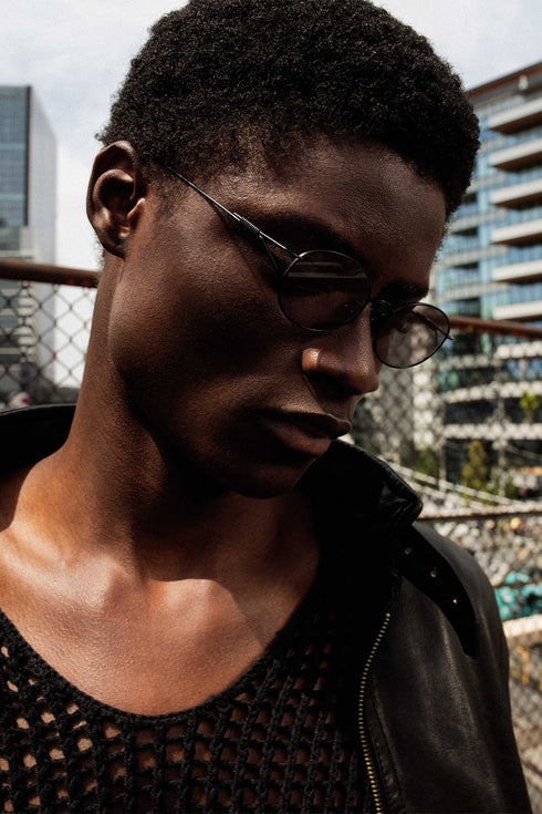 【GLITCH】"OYRA OVAL SUNGLASSES"