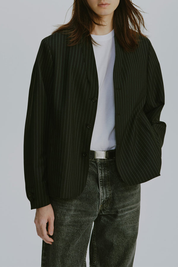 【KUON】"リバーシブル着物襟ーブレザー"