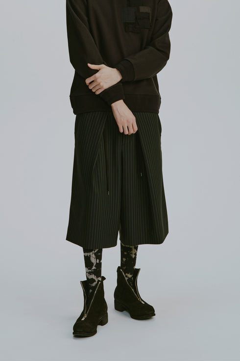 【KUON】"スリークォーター袴パンツ"