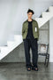 【Licht Bestreben】"Embroidery 3 Tuck Easy Trousers"