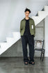 【Licht Bestreben】"Embroidery 3 Tuck Easy Trousers"