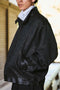 【tangenet】"Weaving Leather Blouson"