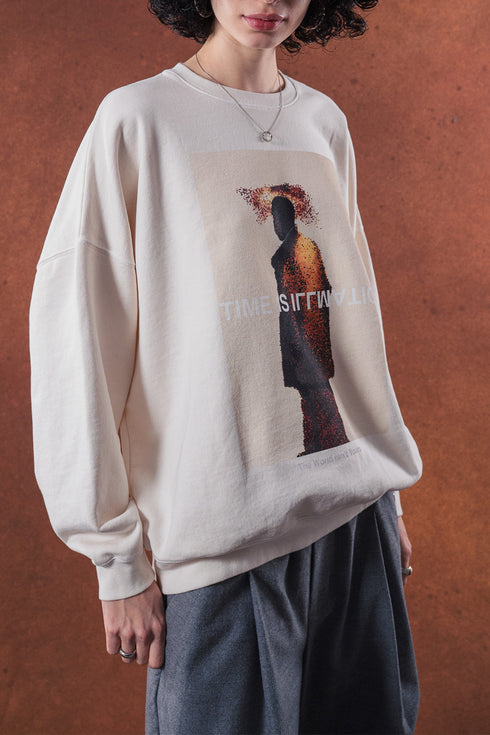 【TAUPE】"TIME IS ILLMATIC SWEAT SHIRT"