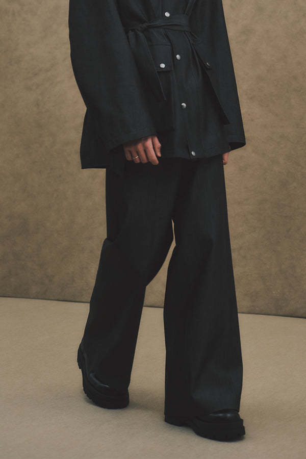 【VALAADO】"DENIM BAGGY PANTS"