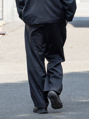【SHEIK YERBOUTI】"SILK WOOL EASY TROUSERS"