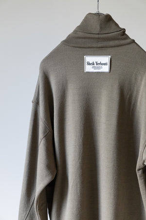 【SHEIK YERBOUTI】"WOOL FREECE HIGH NECK SWEAT"