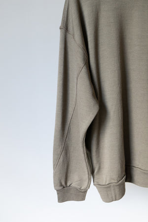 【SHEIK YERBOUTI】"WOOL FREECE HIGH NECK SWEAT"