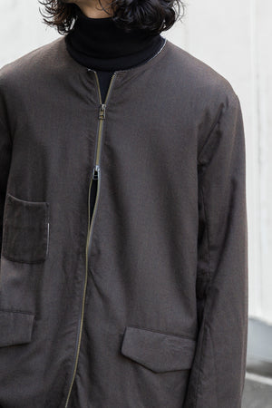 [YUTA MATSUOKA]"GENTLY CLOTH ZIP JACKET"